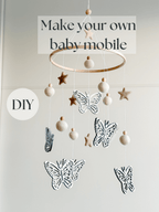 DIY Make your own butterflies baby mobile - Minidreams Decor