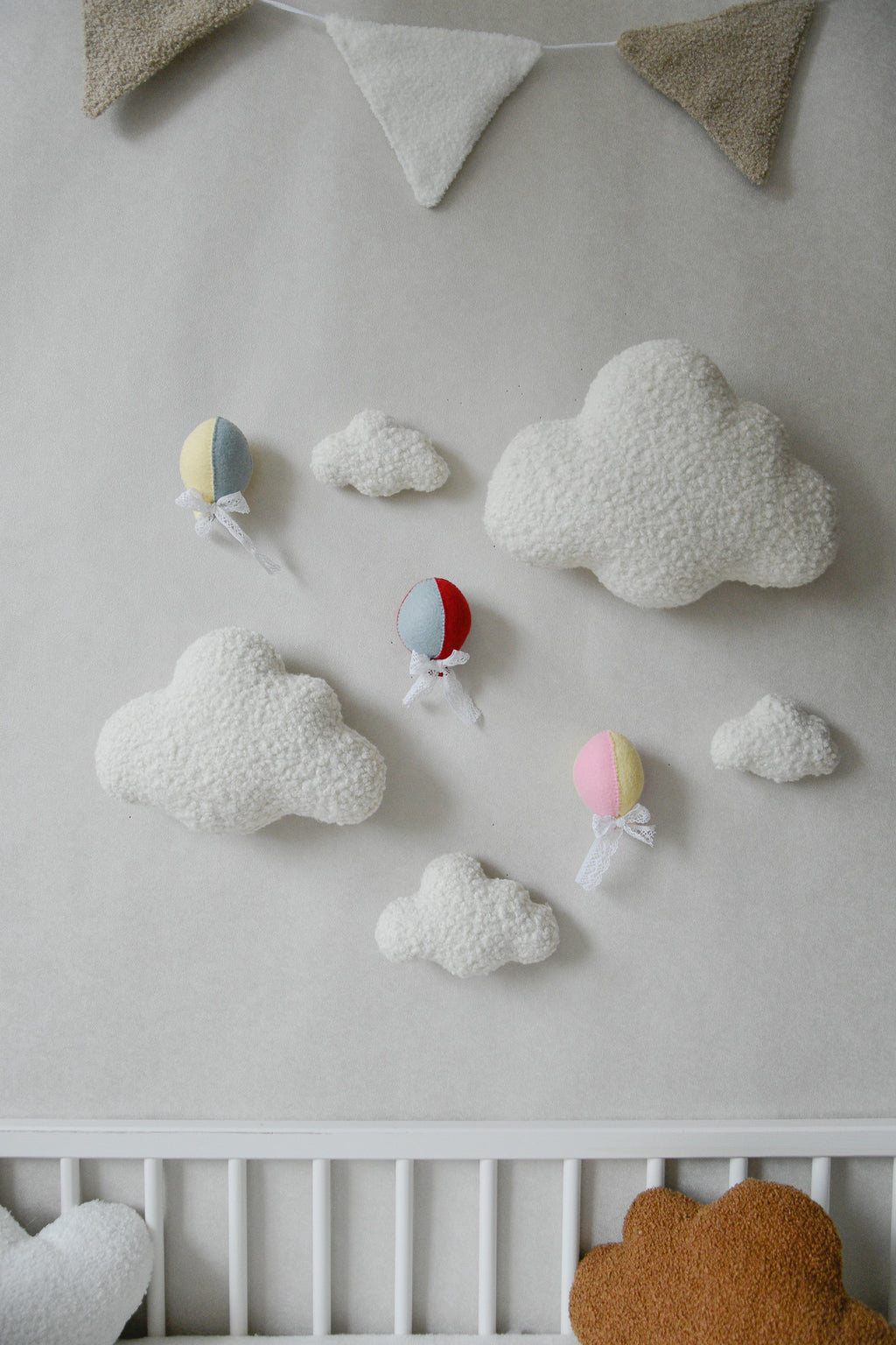 Hot Air Balloon Wall Decor Set | Nursery Wall Decor