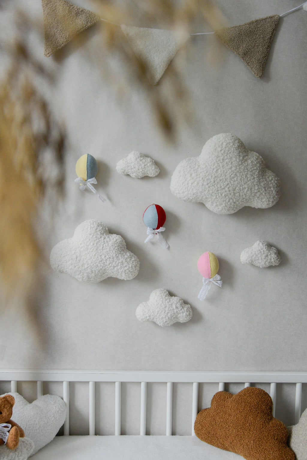Hot Air Balloon Wall Decor Set | Nursery Wall Decor