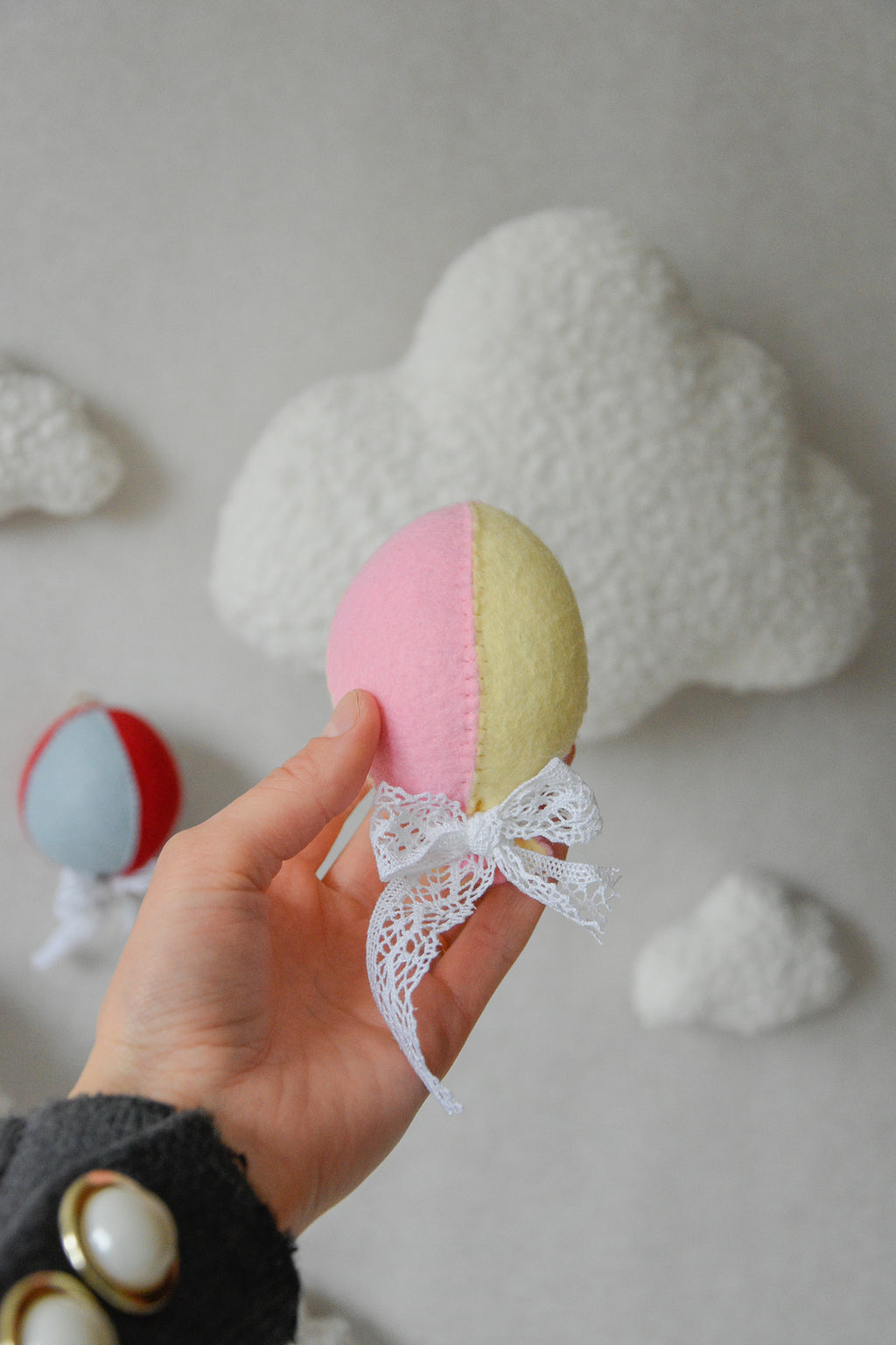 Hot Air Balloon Wall Decor Set | Nursery Wall Decor