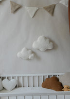 Bouclé Cloud Wall Decor set