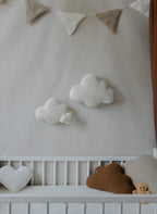 Bouclé Cloud Wall Decor set