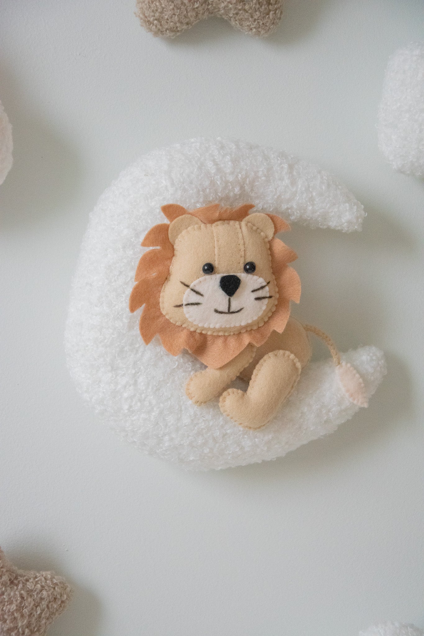 Cute Lion Wall Decor for Adorable Nursery or Playroom Decoration