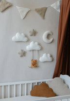 Teddy Bear Wall Decor set with Swing