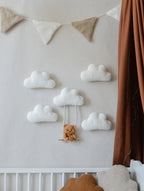 Teddy Bear Wall Decor set with Swing