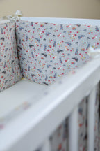 Woodland crib cotton bumper pad - Minidreams Decor