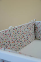 Woodland crib cotton bumper pad - Minidreams Decor