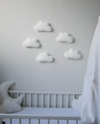 Soft Boucle Clouds wall decoration - Minidreams Decor