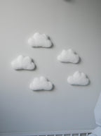 Soft Boucle Clouds wall decoration - Minidreams Decor