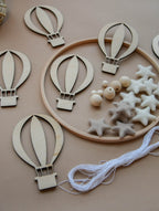 DIY Make your own air balloons baby mobile - Minidreams Decor