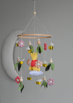 Winnie the Pooh-Themed Clouds Baby crib Mobile - Minidreams Decor