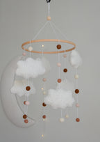 Boucle Clouds and Balls Baby crib Mobile