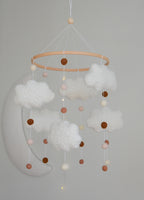 Boucle Clouds and Balls Baby crib Mobile
