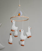 Duck nursery baby mobile - Minidreams Decor