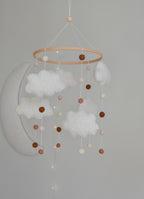Boucle Clouds and Balls Baby crib Mobile
