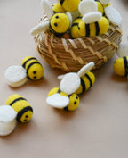 Hand Felted Bees - Minidreams Decor