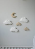 Clouds and moon wall decoration - Minidreams Decor