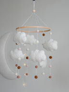 Boucle Clouds and Balls Baby crib Mobile