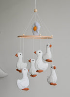 Duck nursery baby mobile - Minidreams Decor
