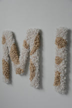 Custom Two-tone Boucle Letter/Name Sign for Nursery - Minidreams Decor