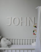Custom Boucle Letter/Name Sign for Nursery - Minidreams Decor