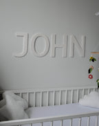 Custom Boucle Letter/Name Sign for Nursery - Minidreams Decor