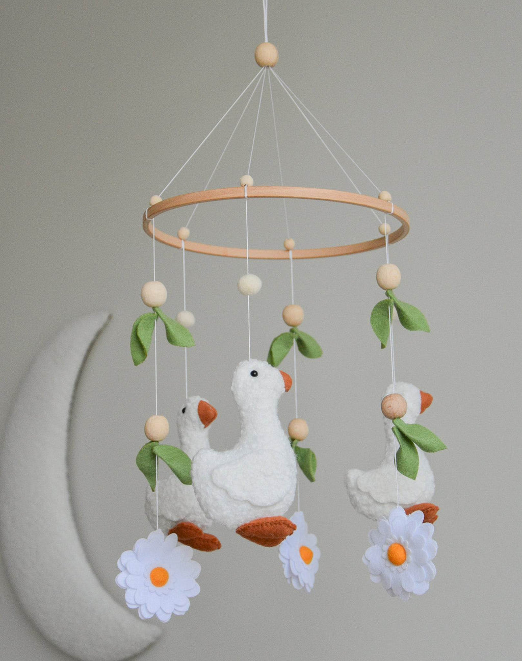 Goose nursery baby mobile - Minidreams Decor