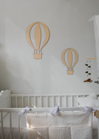 Wooden hot air balloon wall decor - Minidreams Decor