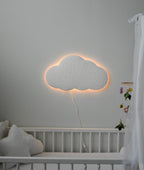Boucle warm white Cloud LED lamp night light - Minidreams Decor
