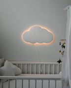 Boucle warm white Cloud LED lamp night light - Minidreams Decor