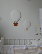 Boucle hot air balloon wall decor - Minidreams Decor