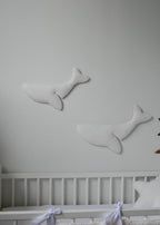 Boucle whale wall decor - Minidreams Decor