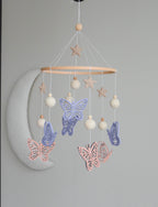 Butterfly nursery baby mobile - Minidreams Decor