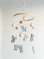 Butterfly nursery baby mobile - Minidreams Decor