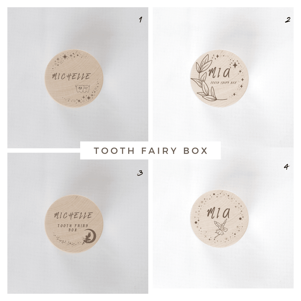 Personalized Tooth Fairy Box for Girls - Minidreams Decor