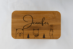 Personalized kids lunch box 1100-1400ml - Forest - Minidreams Decor
