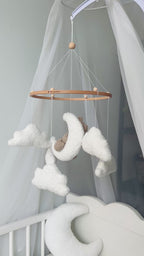 Teddy bear baby mobile