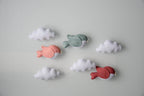 Wall nursery garland with clouds and birds - Minidreams Decor