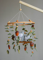 Baby owl and mom owl mobile - Minidreams Decor