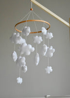 Minimalist clouds mobile - Minidreams Decor