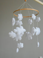 Minimalist clouds mobile - Minidreams Decor