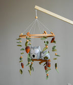 Baby owl and mom owl mobile - Minidreams Decor