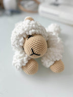 Crochet lamb soft cuddle planket - Minidreams Decor